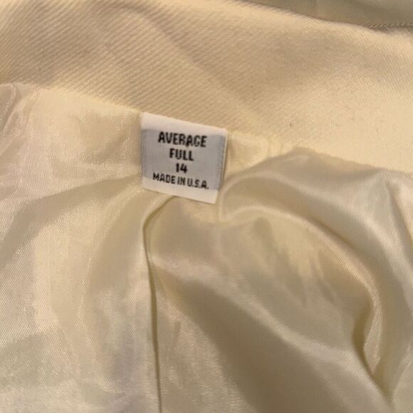 Vintage Sears Cream Blazers That Fit Women’s Button Down Blazer Size 14 - Picture 13 of 14